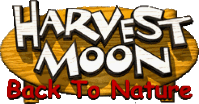 Harvest Moon: Back to Nature - Clear Logo (null) - 492x258