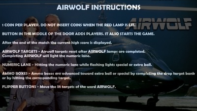 Airwolf - Arcade - Controls Information (null) - 1920x1080