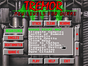 Tremor for Quake - Screenshot - Game Title (United States) - 320x240