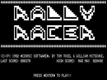 Rally Racer - Screenshot - Game Title (null) - 512x384