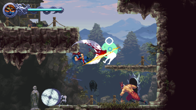 Ninja Gaiden: Ragebound - Screenshot - Gameplay (World) - 400x225