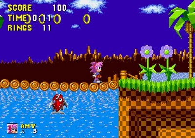 Superstars Amy Rose in Sonic the Hedgehog - Screenshot - Gameplay (null) - 631x444