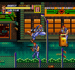 Bubsy in Streets of Rage 2 - Screenshot - Gameplay (World) - 256x240