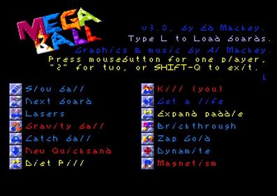 MegaBall V3.0 - Screenshot - Game Title (null) - 672x475