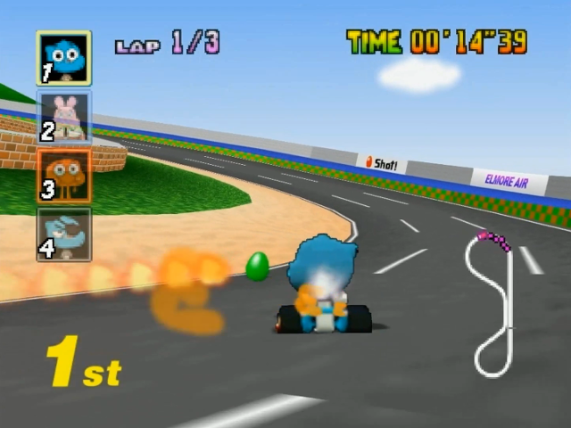 Illustration of Gumball Kart 64