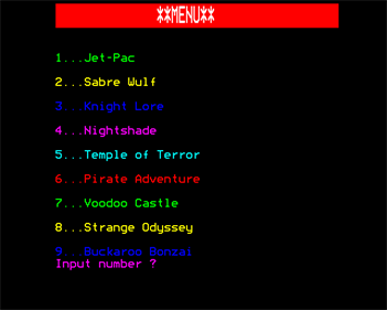 The Gold Collection - Screenshot - Game Select (null) - 640x512