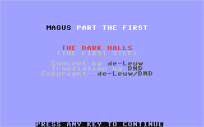 Magus - Screenshot - Game Title (null) - 320x200
