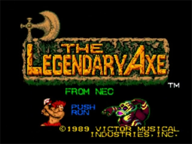 The Legendary Axe - Screenshot - Game Title (North America) - 640x480