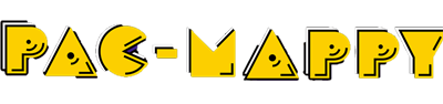 Pac-Mappy - Clear Logo (null) - 1536x364