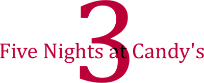 Five Nights At Candy's 3 - Clear Logo (World) - 887x365