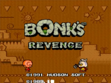 Bonk's Revenge - Screenshot - Game Title (North America) - 640x480