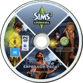 The Sims 3: Supernatural - Disc (World) - 762x760