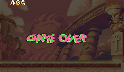 Giga Man 2: The Power Fighters - Screenshot - Game Over (null) - 384x224