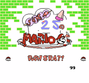 Super Mario 25 - Screenshot - Game Title (World) - 256x240