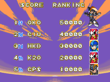 Mega Man: The Power Battle - Screenshot - High Scores (null) - 640x480