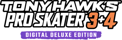 Tony Hawk's Pro Skater 3 + 4 - Clear Logo (World) - 2000x665