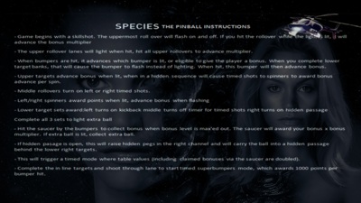 Species - Arcade - Controls Information (null) - 1920x1080
