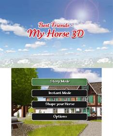 Best Friends: My Horse 3D - Screenshot - Game Title (null) - 400x480