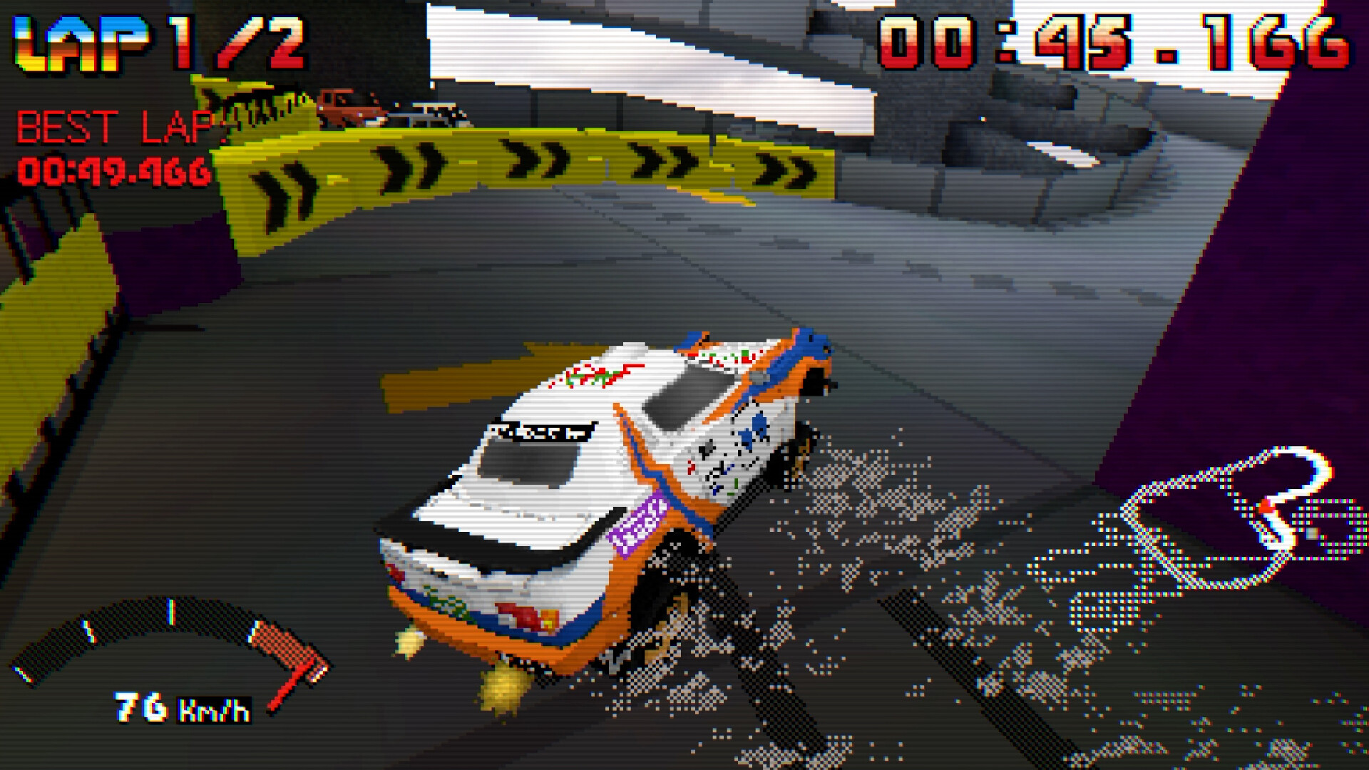 Illustration of Parking Garage Rally Circuit