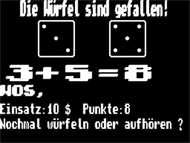 Dice (EMM Software) - Screenshot - Gameplay (null) - 256x192