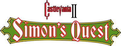Castlevania II: Simon's Quest - Clear Logo (null) - 400x153