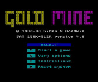 Gold Mine - Screenshot - Game Select (null) - 576x480