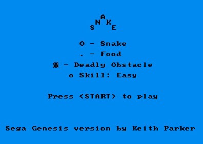 Snake - Screenshot - Game Title (null) - 614x435