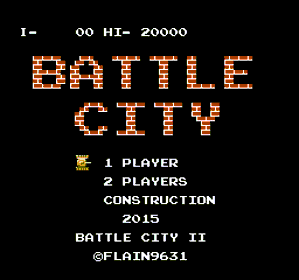 Battle City II - Screenshot - Game Title (World) - 256x240