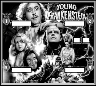 Young Frankenstein (MadVooDoo) - Arcade - Marquee (World) - 1121x999