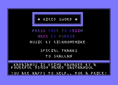 Hired Sword - Screenshot - Game Title (null) - 663x479