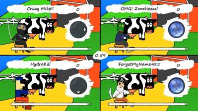 Zombie Cow-Milking - Screenshot - Gameplay (World) - 1000x562