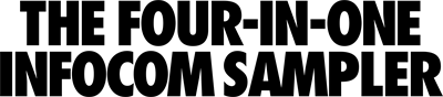 The Four-in-One Infocom Sampler - Clear Logo (null) - 2400x530