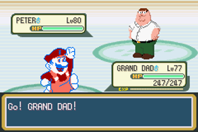 Pokémon Grand Dad Version - Screenshot - Gameplay (World) - 240x160