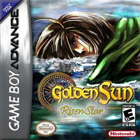 Golden Sun: Risen Star - Box - Front (North America) - 1475x1474