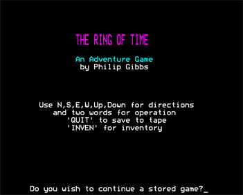 Ring of Time - Screenshot - Game Title (null) - 640x512