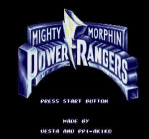 Streets of Rage 2 & Power Rangers Crossover - Screenshot - Game Title (null) - 256x240