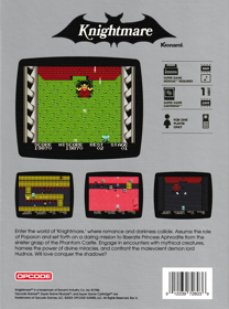 Knightmare (Opcode Games) - Box - Back (World) - 1722x2318