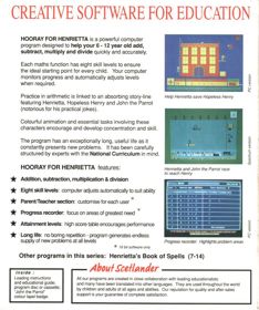 Hooray for Henrietta - Box - Back (United Kingdom) - 668x800