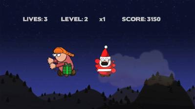 Soaring Santa - Screenshot - Gameplay (World) - 1000x562