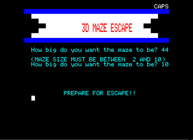 3D Maze Escape - Screenshot - Game Title (null) - 640x465