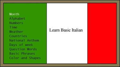 Learn Basic Italian - Screenshot - Game Select (World) - 1000x562