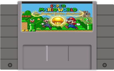 Super Mario World: The Magical Golden Mushroom - Cart - Front (World) - 681x426