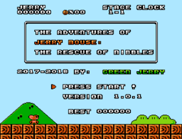 The Adventures of Jerry Mouse: The Rescue of Nibbles - Screenshot - Game Title (World) - 313x240