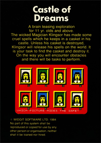 Castle of Dreams - Box - Back (United Kingdom) - 815x1150