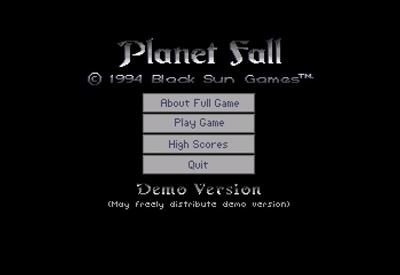 Planet Fall - Screenshot - Game Select (null) - 698x481