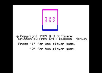 3X3 - Screenshot - Game Title (null) - 640x462