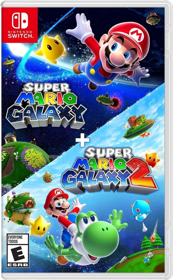 Super Mario Galaxy + Super Mario Galaxy 2 - Box - Front - Reconstructed (North America) - 740x1198