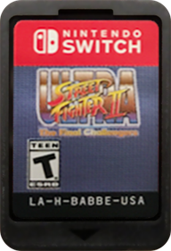 Ultra Street Fighter II: The Final Challengers - Cart - Front (North America) - 300x438