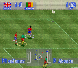 International Superstar Soccer: British Music Edition - Screenshot - Gameplay (World) - 512x448