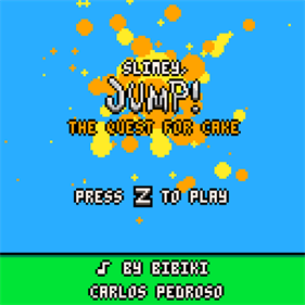 Slimey, Jump! - Screenshot - Game Title - 384x384